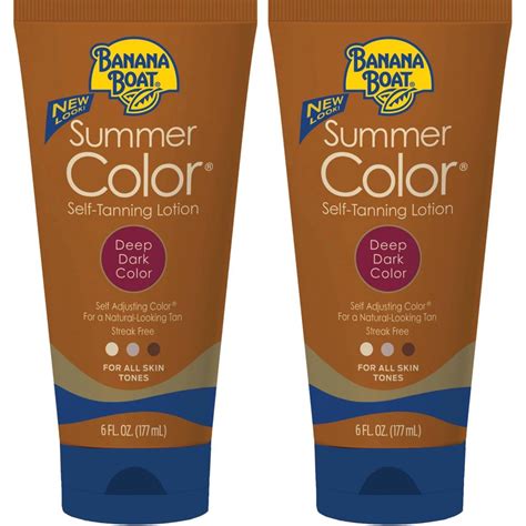 banana boat deep dark tan.